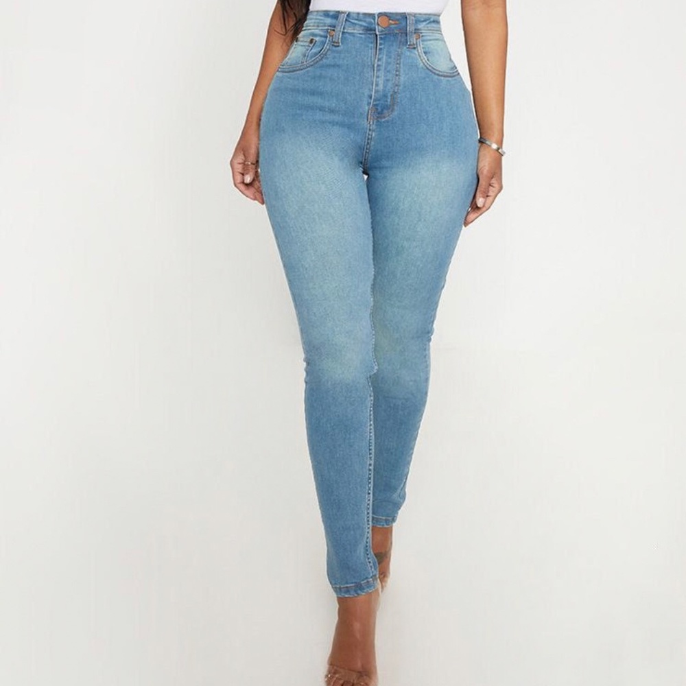 Pretty Little Thing High Waisted Skinny Jeans